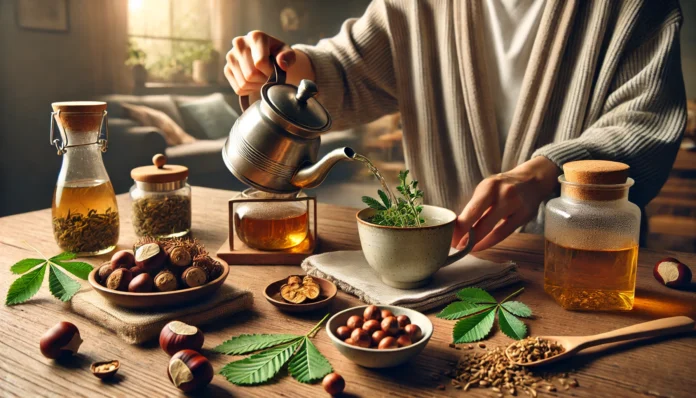 Medicina Naturale per le Gambe Pesanti: Come Ridurre la Stanchezza con Infusi di Castagna e Ginkgo