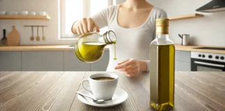 Olio d'Oliva nel Caffè