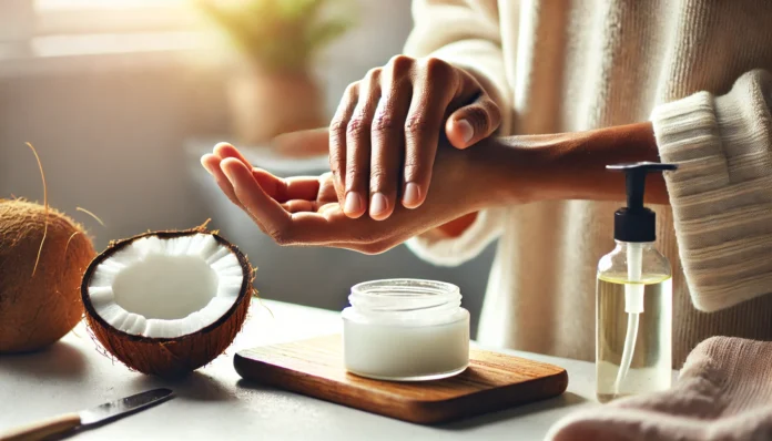 Olio di Cocco per le Mani Secche e Screpolate