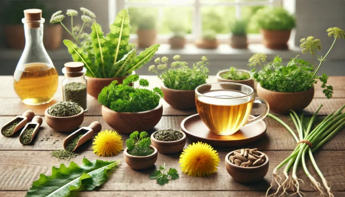 Ritenzione Idrica con Erbe Diuretiche